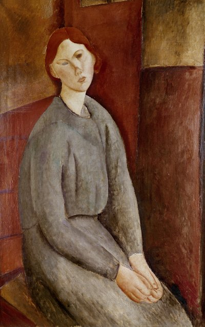 Porträt von Annie Bjarne, 1919 von Amedeo Modigliani